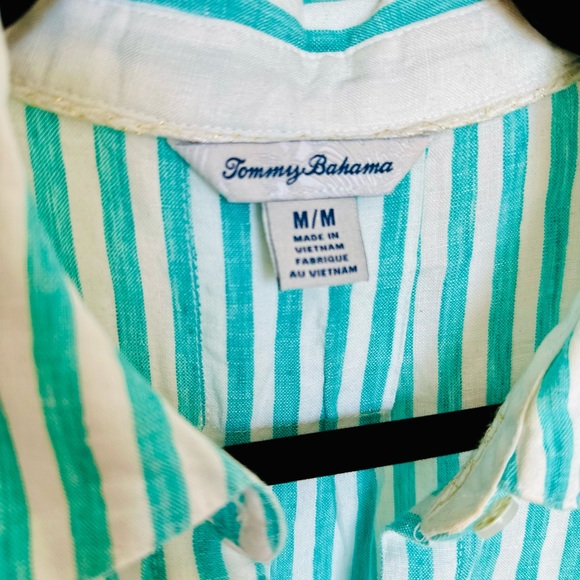 ❇️ SALE ❇️ Tommy Bahama Linen Button Down Shirt - Picture 4 of 5